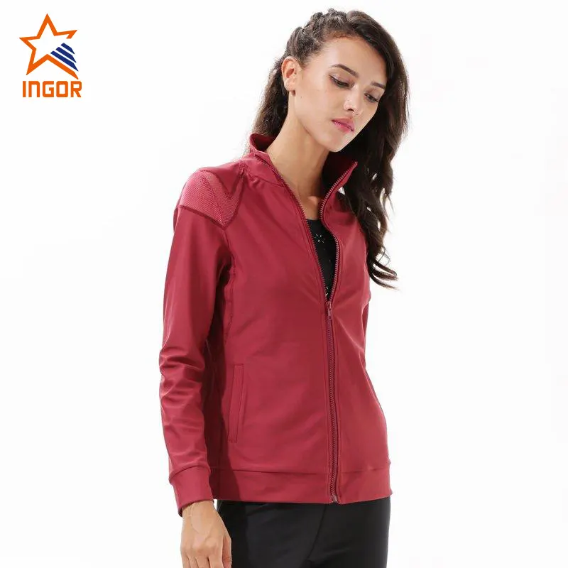 INGOR SPORTSWEAR jacket cold weather running jacket factory at the gym 2