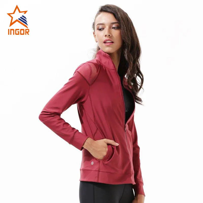 INGOR SPORTSWEAR jacket cold weather running jacket factory at the gym 4