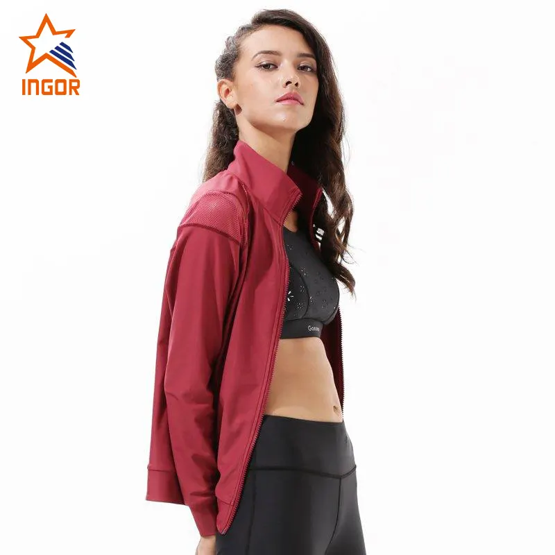 INGOR SPORTSWEAR jacket cold weather running jacket factory at the gym 3