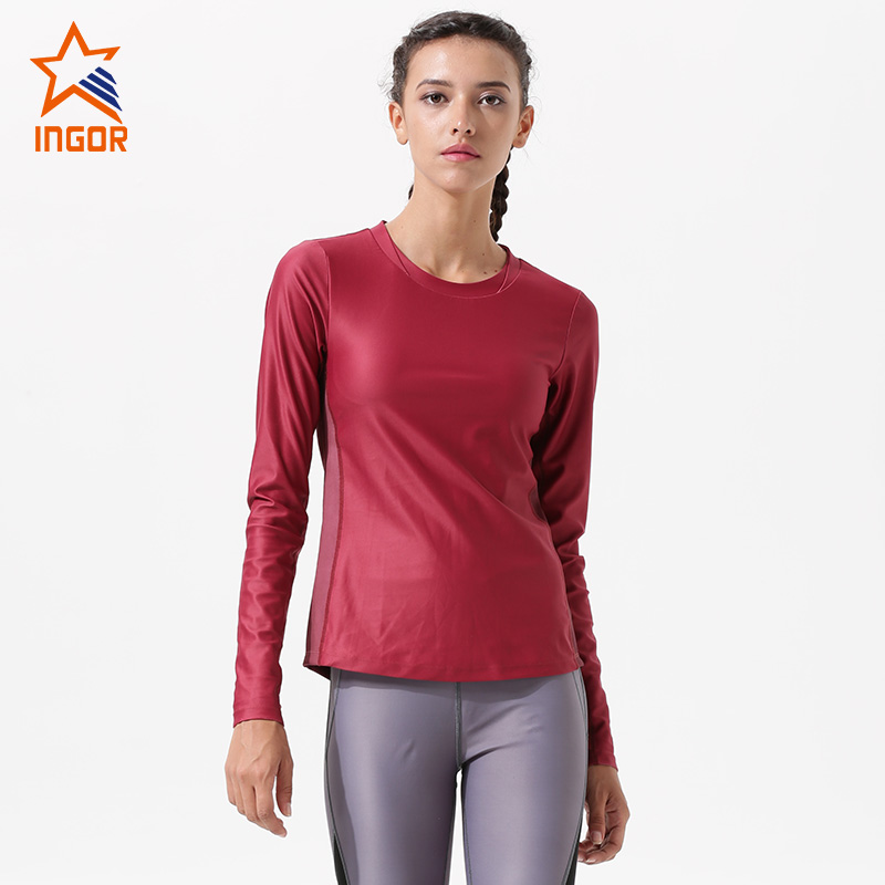 Ingorsports Women Custom Sports Tee Shirts Design Sweatshirt Y1921F02 1