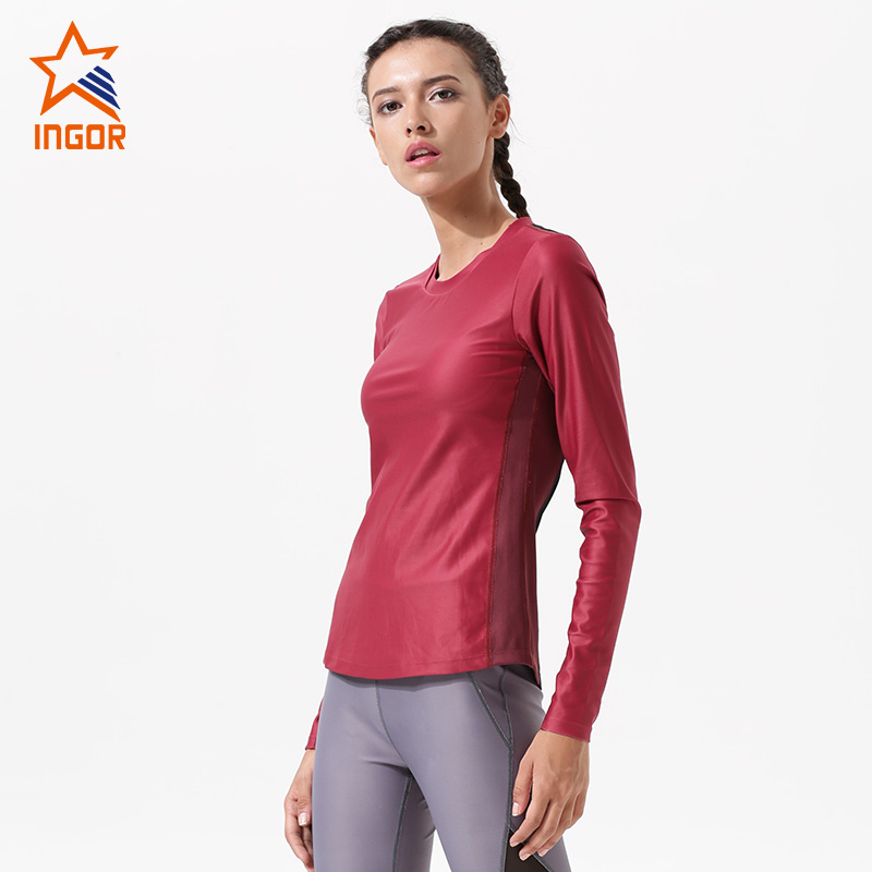 Ingorsports Women Custom Sports Tee Shirts Design Sweatshirt Y1921F02 4