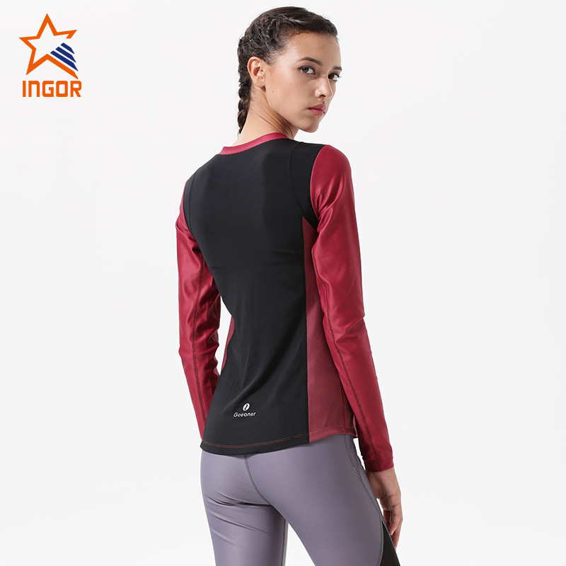 Ingorsports Women Custom Sports Tee Shirts Design Sweatshirt Y1921F02 6
