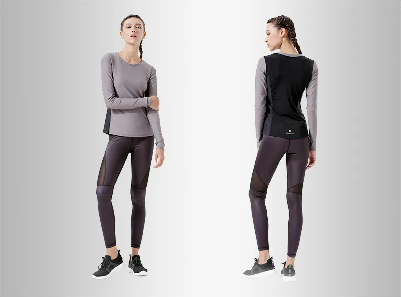 quick dry ladies sweatshirts compression with high quality for girls 2