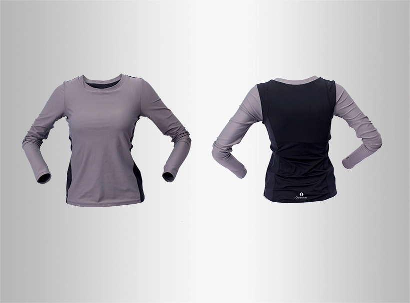 custom Black Sweatshirt compression to keep you staying clean and dryfor ladies 3