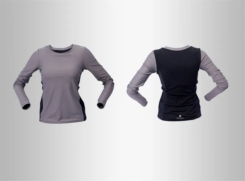 quick dry ladies sweatshirts compression with high quality for girls 3