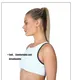 INGOR blue compression sports bra to enhance the capacity of sports for ladies 3
