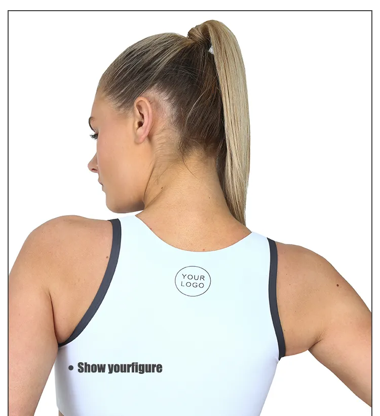 INGOR blue compression sports bra to enhance the capacity of sports for ladies 7