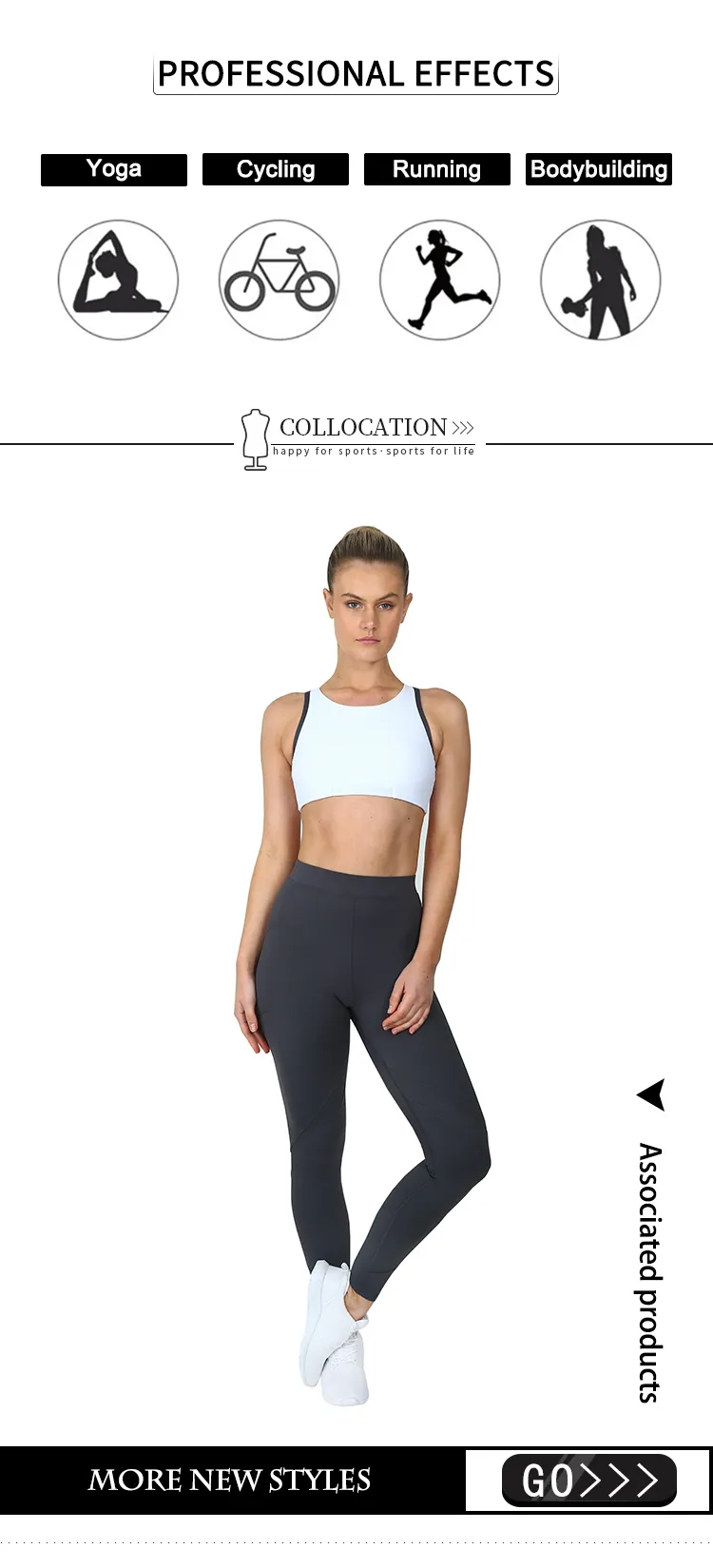 INGOR blue compression sports bra to enhance the capacity of sports for ladies 8