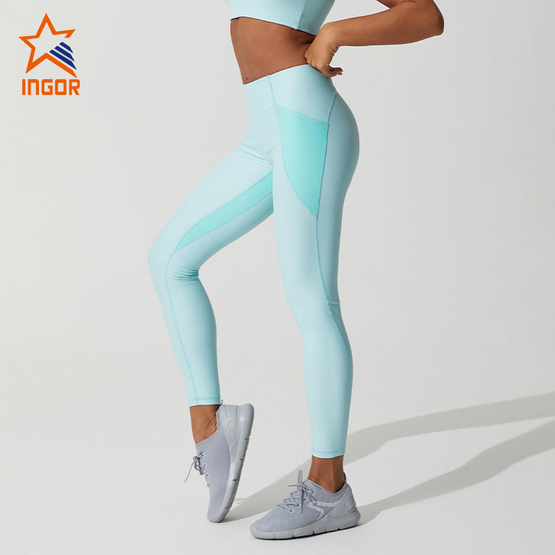 Ingorsports Wholesale Ladies Gym Sports Wear Athletic Workout Suit Oem Custom Women Fitness Matching Yoga Set1 9