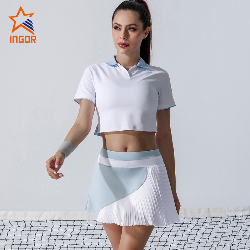 Ingorsports New Release Girls Tennis Skirt Custom Tennis Skirts School Girl Skating Tennis Skirt With Liner Shorts 7