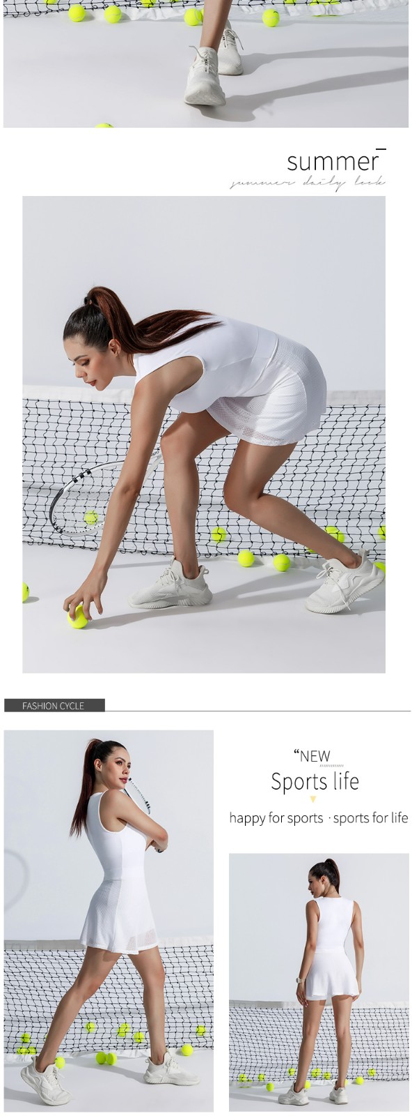 custom tennis outfit woman for sport 5