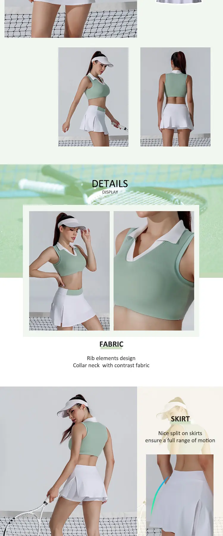 personalized tennis clothes woman owner for sport 3