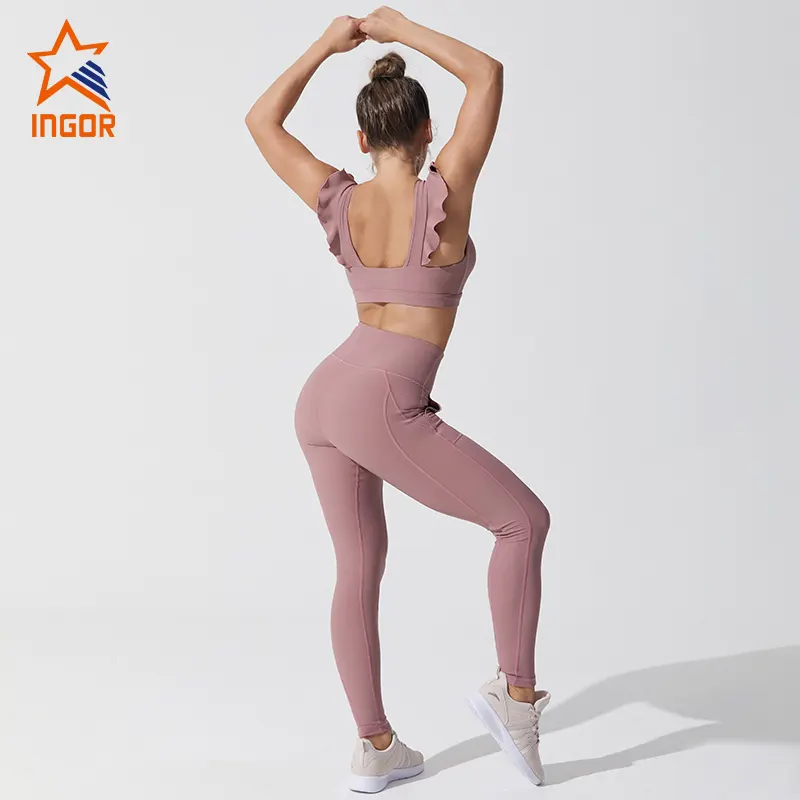 INGOR yoga outfit for ladies bulk production for gym 3