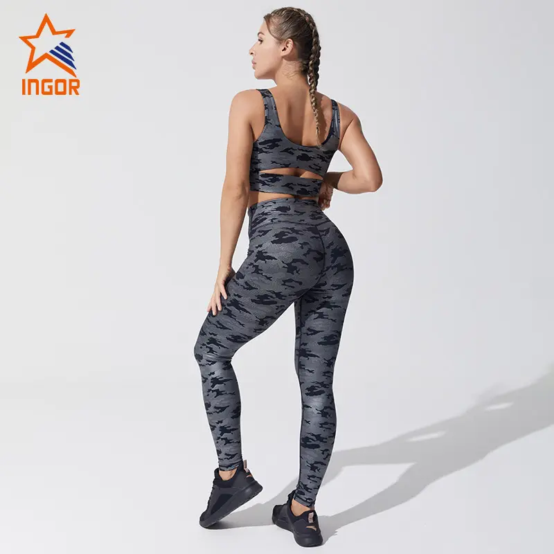 INGOR personalized yoga outfit brand bulk production for ladies 3