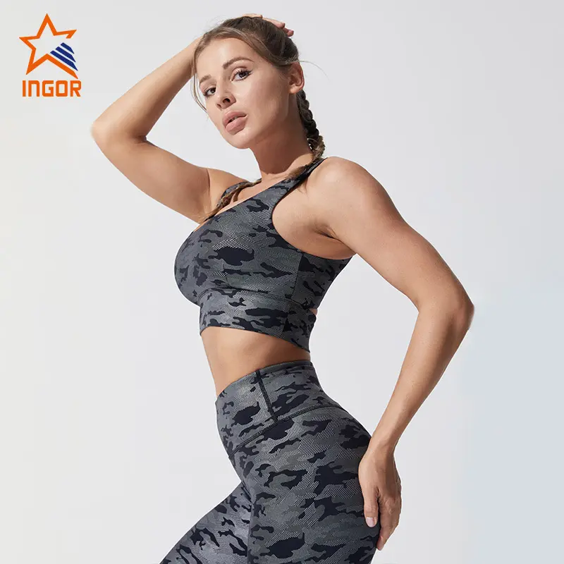 INGOR personalized yoga outfit brand bulk production for ladies 5