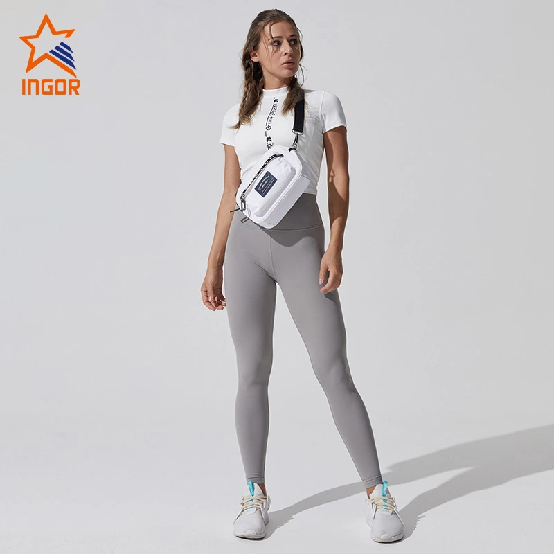 Ingorsports カスタマイズされた卸売 2 ピースヨガウェアレディースフィットネスウェアスポーツウェアヨガウェアフィットネスウェア 1