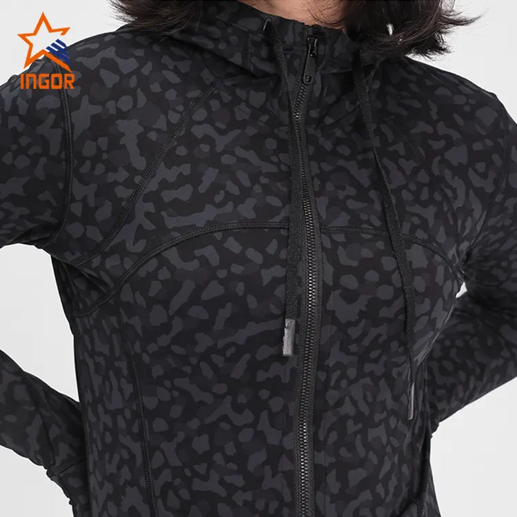 INGOR SPORTSWEAR fashion men's running jackets factory for sport 7