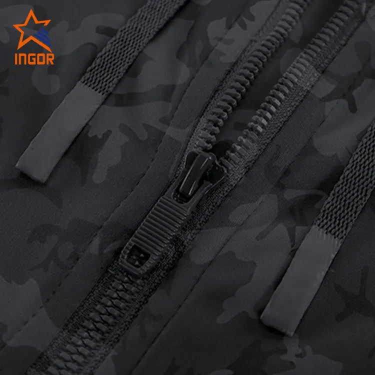 INGOR SPORTSWEAR fashion men's running jackets factory for sport 9