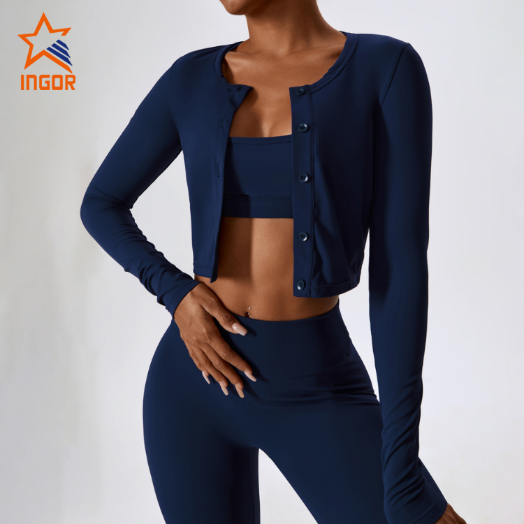 Ingorsports Custom Women Slant Pockets Hooded Sports Jacket 5