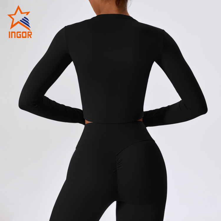 Ingorsports Custom Women Slant Pockets Hooded Sports Jacket 8