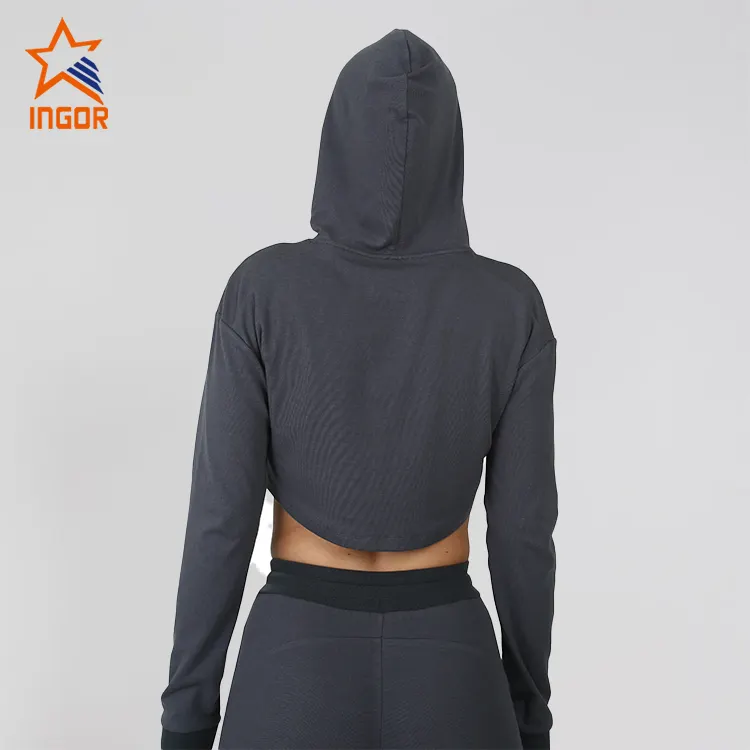 Ingorsports Custom Fitness Apparel Deep Scoop U Back Sports Bra With Reflective Tape Contrast Color & Loose Fit Cutting Jogger Pant Set With Two Side Pocket8 3