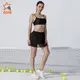 INGOR black crop top sports bra to enhance the capacity of sports for ladies 5