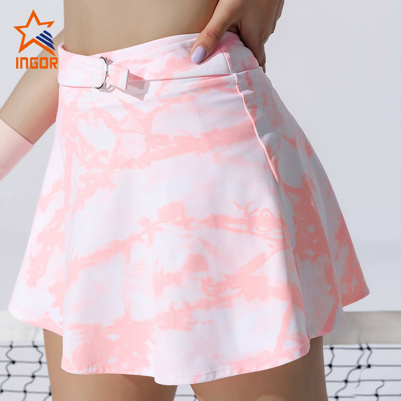 Ingorsports Tennis Skirts Adjust Waistband Two Side Pockets On Inner Short Custom Activewear 9