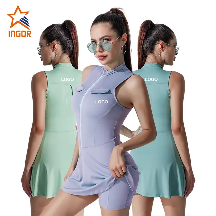 INGOR SPORTSWEAR tennis outfit woman production at the gym 6