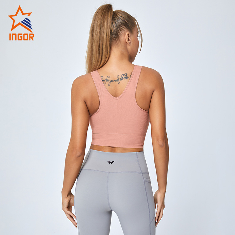 Ingorsports Custom Sports Wear – Workout-Fitness-Yoga-BH aus Jacquard-Stoff 4