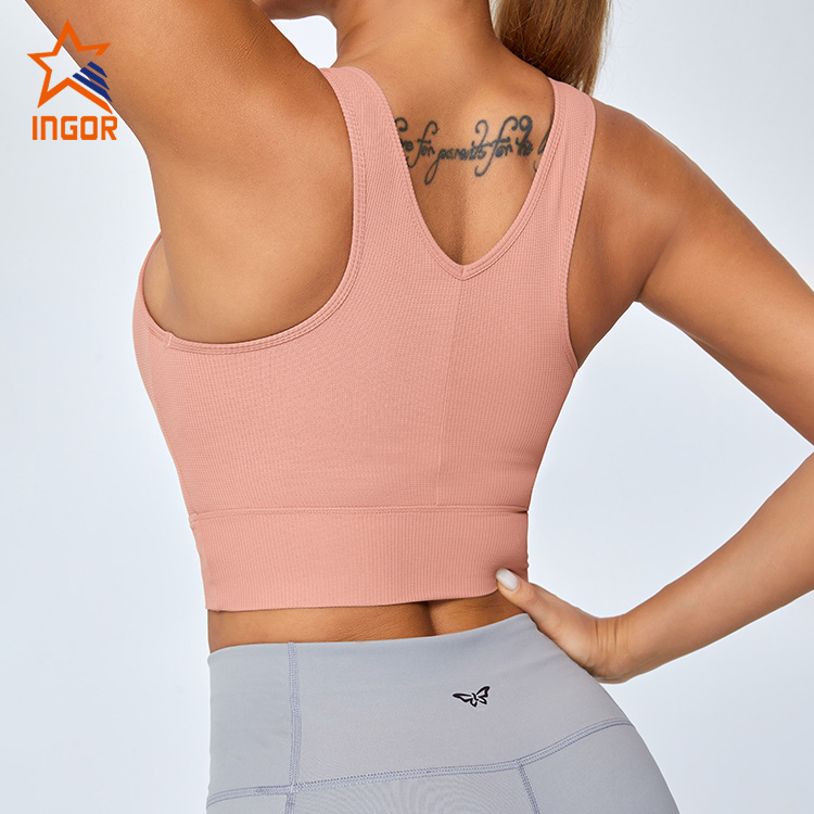 Ingorsports Custom Sports Wear – Workout-Fitness-Yoga-BH aus Jacquard-Stoff 5