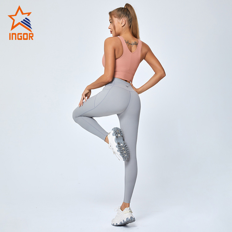 Ingorsports Custom Sports Wear – Workout-Fitness-Yoga-BH aus Jacquard-Stoff 6