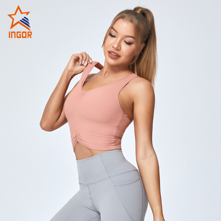 Ingorsports Custom Sports Wear – Workout-Fitness-Yoga-BH aus Jacquard-Stoff 3