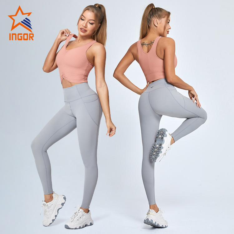 Ingorsports Custom Sports Wear – Workout-Fitness-Yoga-BH aus Jacquard-Stoff 7