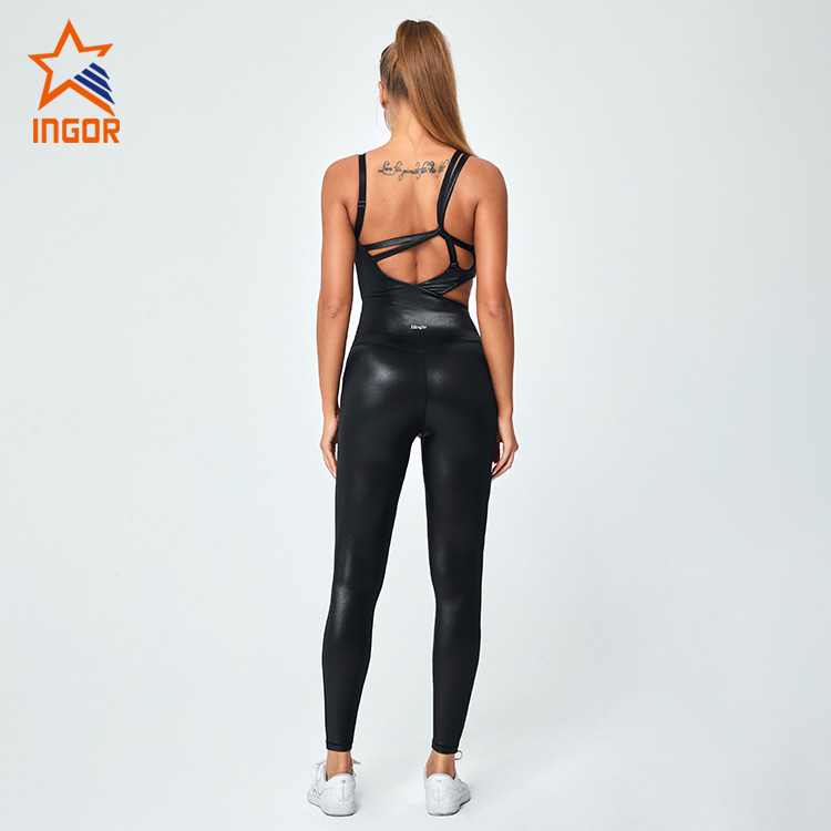 Ingorsports Private Label Activewear Supplier One Piece Suit Yoga Set For Women 1