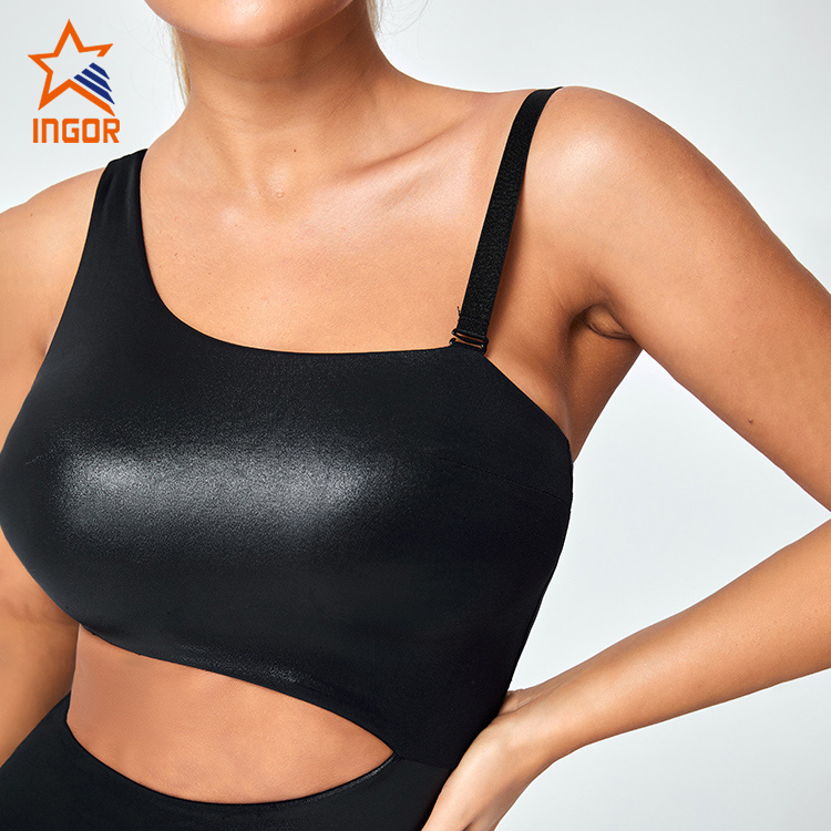 Ingorsports Private Label Activewear Supplier One Piece Suit Yoga Set For Women 6