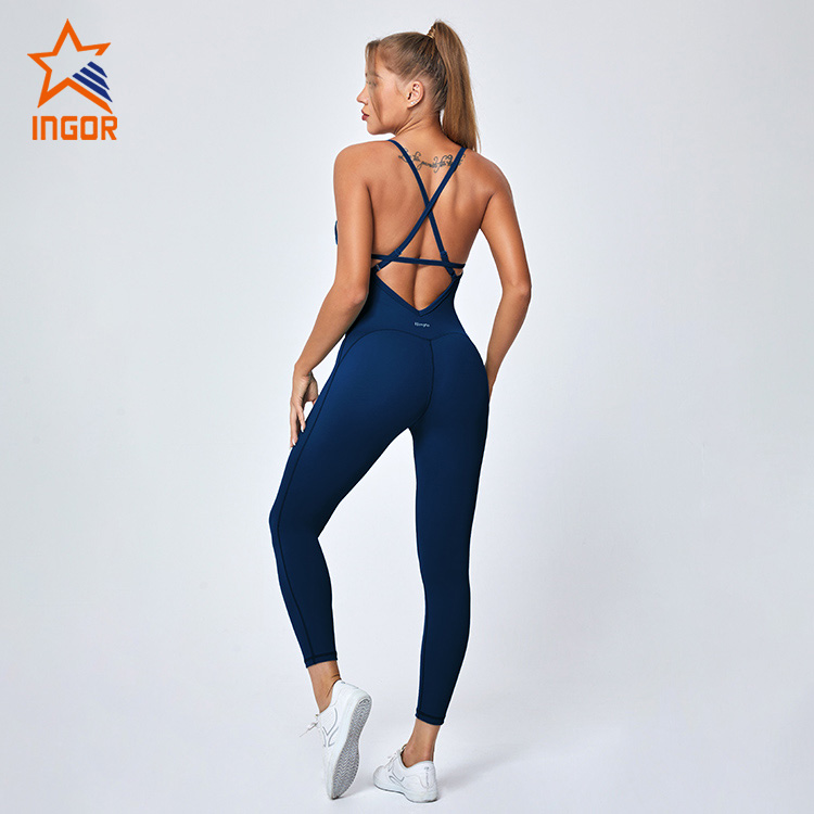 Ingorsports Private Label Activewear damski jednoczęściowy kombinezon do ćwiczeń na siłowni 2