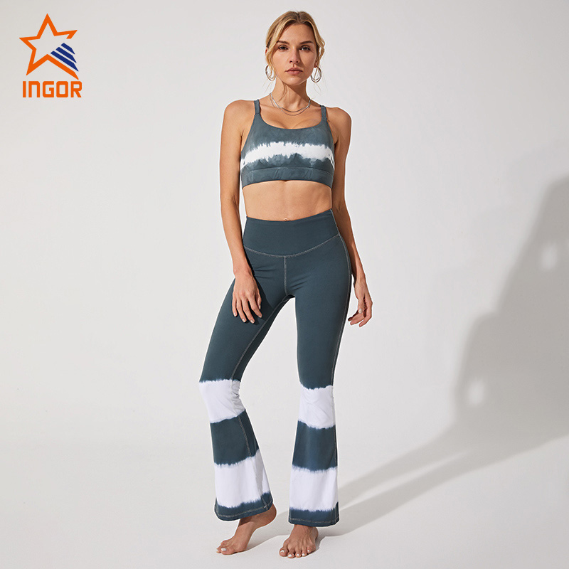 Ingorsports Wholesale Sports Wear Tie Dye Design Bra With Removable Padding 7