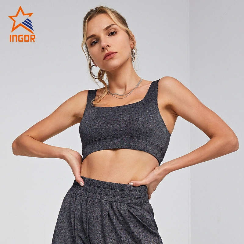 Ingorsports 卸売スポーツウェアクラシック U ネックヨガブラフィットネスアパレル 1