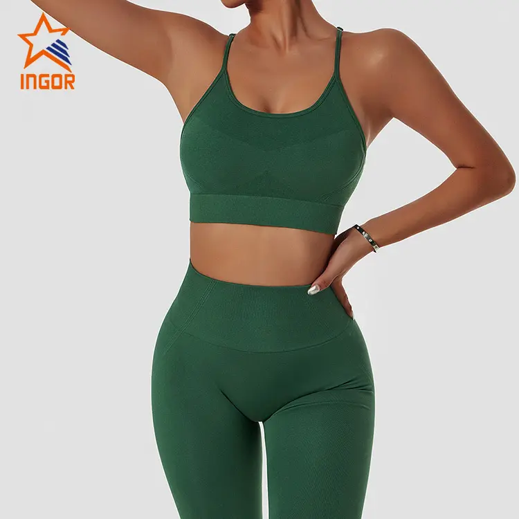 INGOR SPORTSWEAR blue supportive sports bras to enhance the capacity of sports at the gym 4