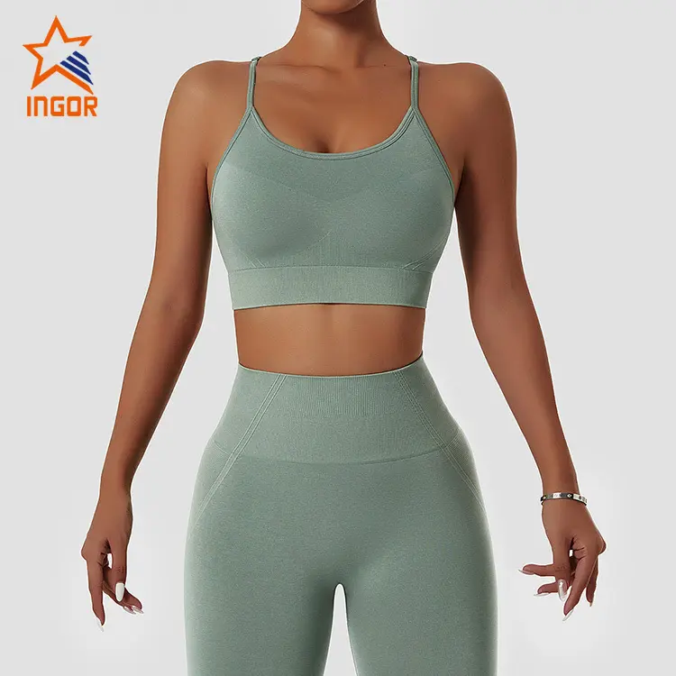 INGOR SPORTSWEAR blue supportive sports bras to enhance the capacity of sports at the gym 5