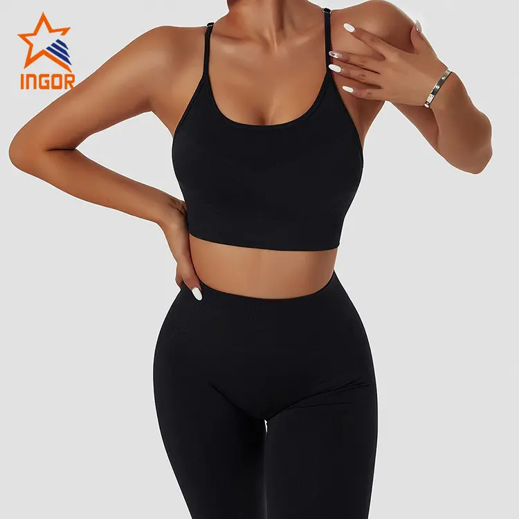 INGOR SPORTSWEAR blue supportive sports bras to enhance the capacity of sports at the gym 7
