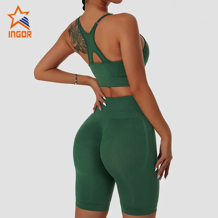 quality yoga set seamless factory for girls 5