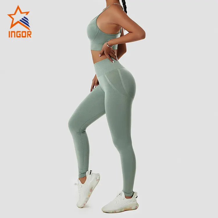 Ingor Sportswear Custom Fitness Apparel Butt Lifting Yoga Shorts Elastic High Waist Running Fitness Shorts Tight Seamless Sports Shorts3 6