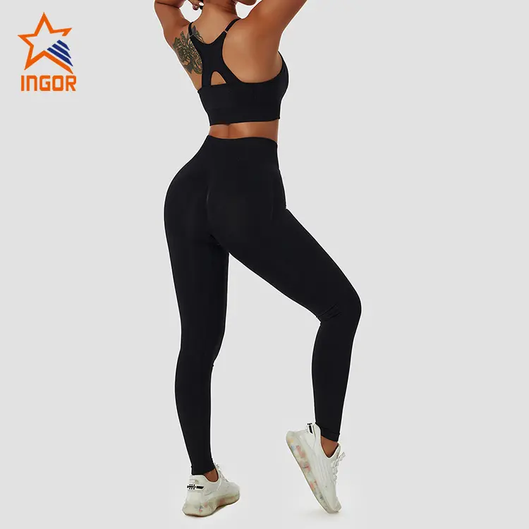 Ingor Sportswear Custom Fitness Apparel Butt Lifting Yoga Shorts Elastic High Waist Running Fitness Shorts Tight Seamless Sports Shorts3 8