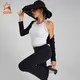 new women sport leggins capri wholesale at the gym 6
