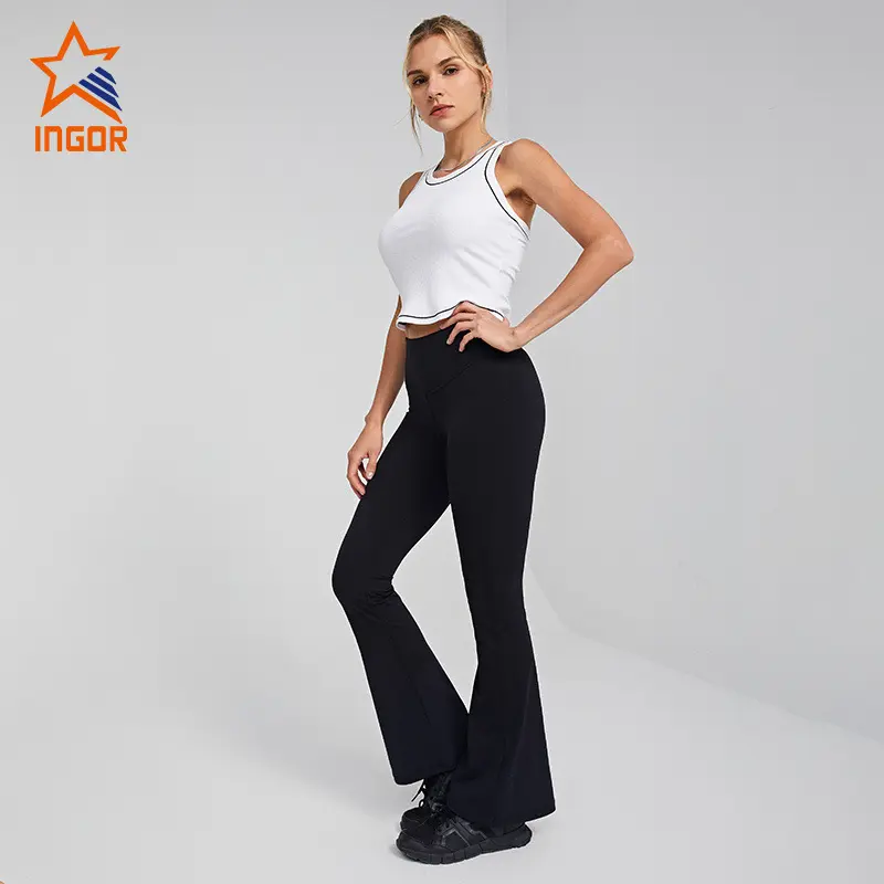 new women sport leggins capri wholesale at the gym 9