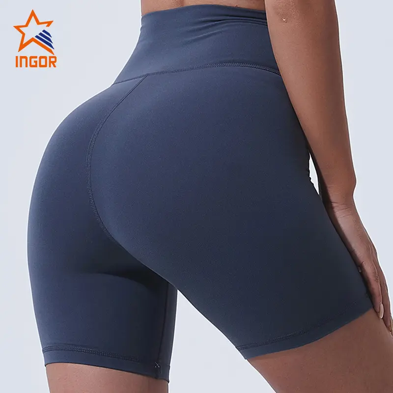 INGOR SPORTSWEAR white women's running compression shorts  factory for women 9