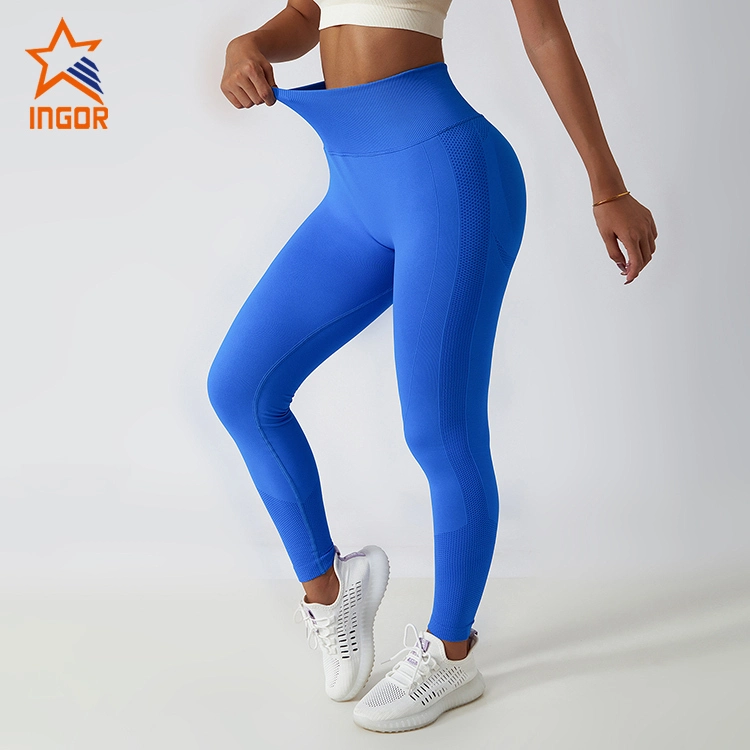 Ingorsports Leggings fournisseurs en gros femmes sans couture Yoga sport Fitness Leggings 1
