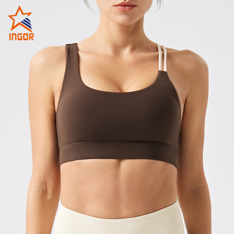 Ingorsports Women Activewear Clothing Manufacturers Gym Wear Custom Recycled Sustainable Sports Bra 7