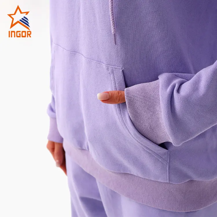 best raglan sleeve zip up hoodie supplier for ladies 5